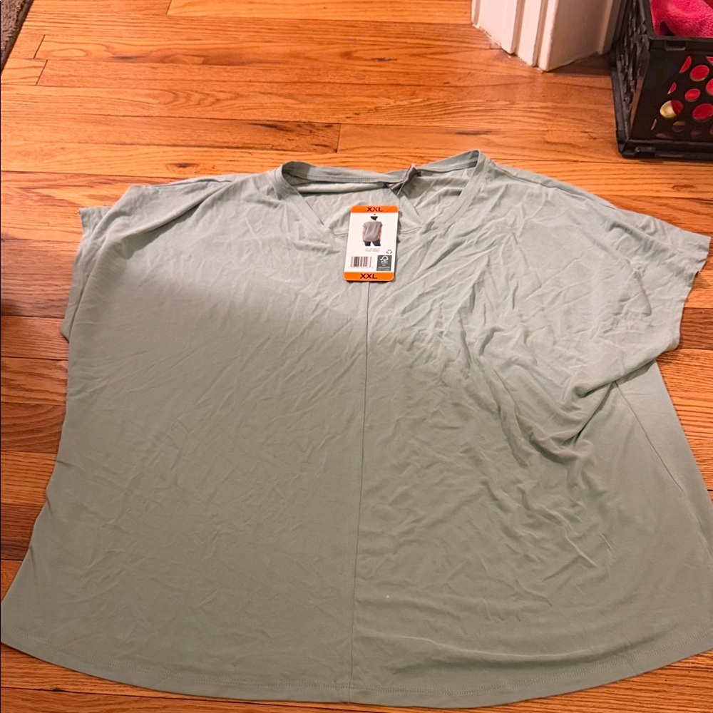 32 Degrees Women's Short Sleeve Tee - Sage Green